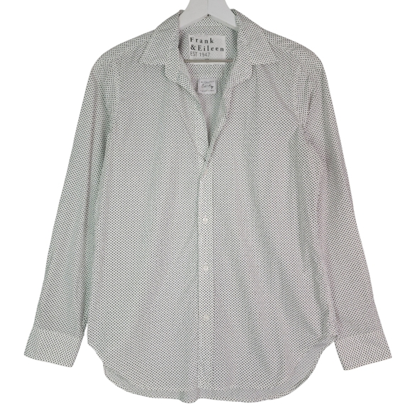 Frank & Eileen Frank Mini Heart Print Shirt